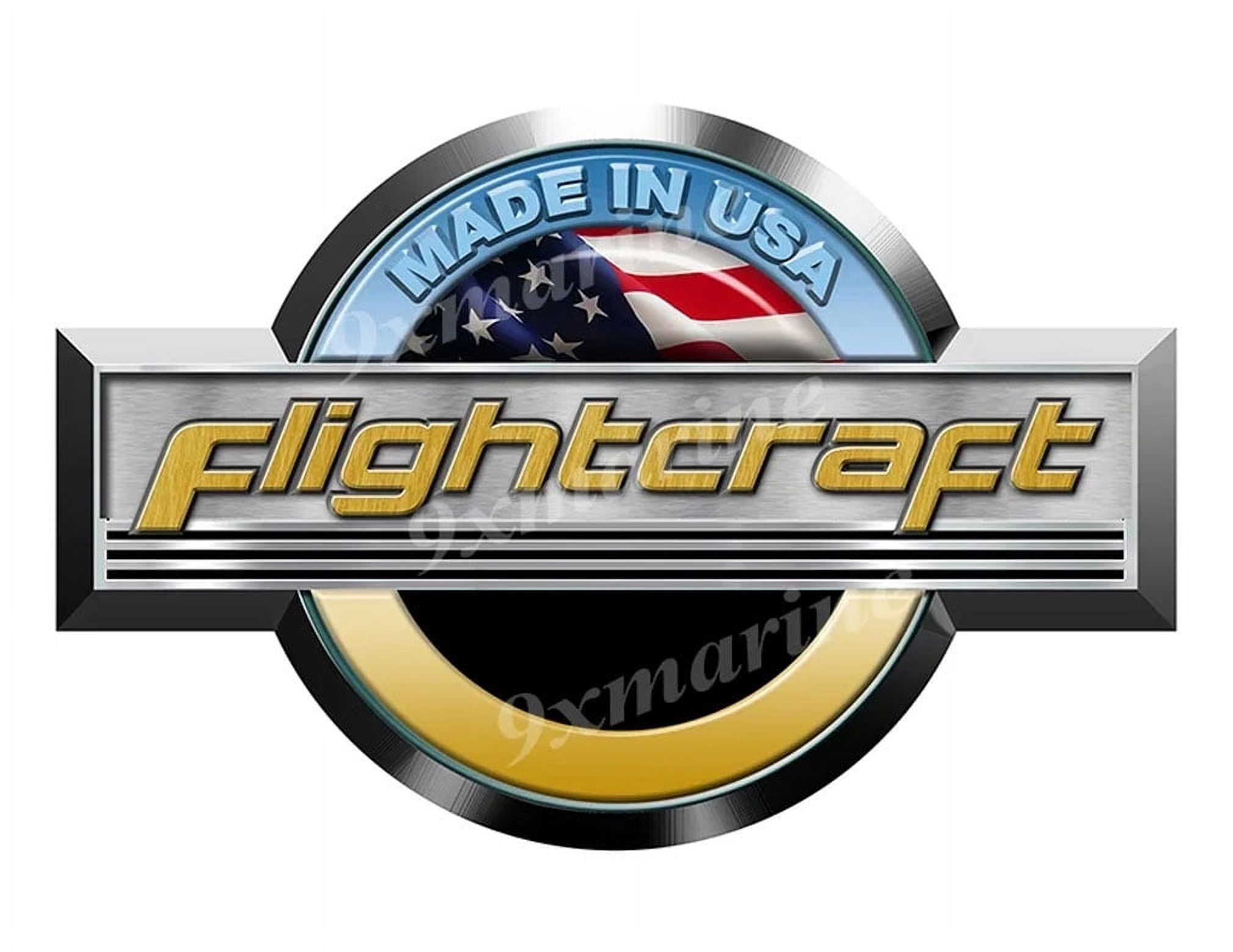 Single Flightcraft Round Sticker 10"x6.5"