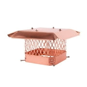 Single Flue Cap Copper 12" x 16"