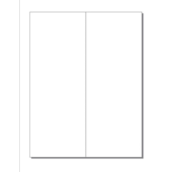 Single-Fold Mailer (4-1/4" x 11" folded) on 8-1/2" x 11" White Cover -250 Sheets