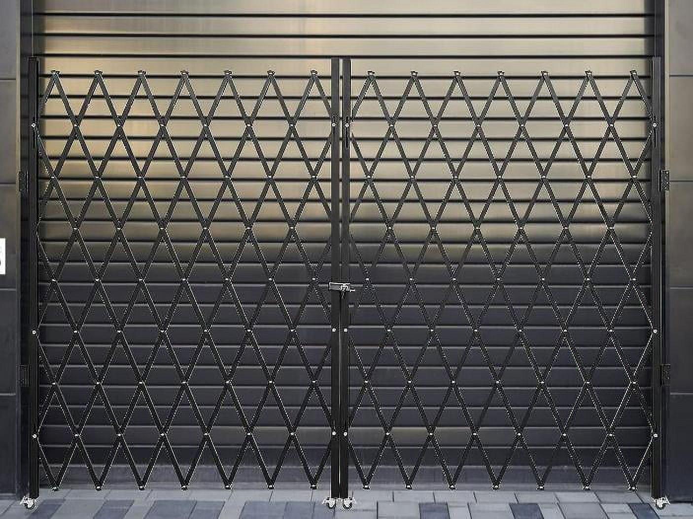 Single Folding Security Door, Portable Flexible Expandable Fence Gate