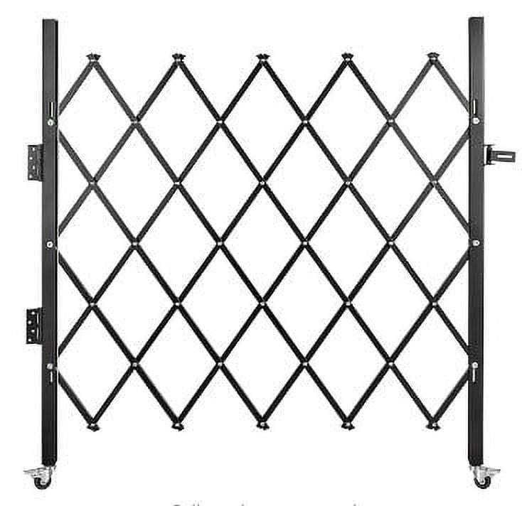 Single Folding Security Door,Portable Flexible Expandable Fence Gate