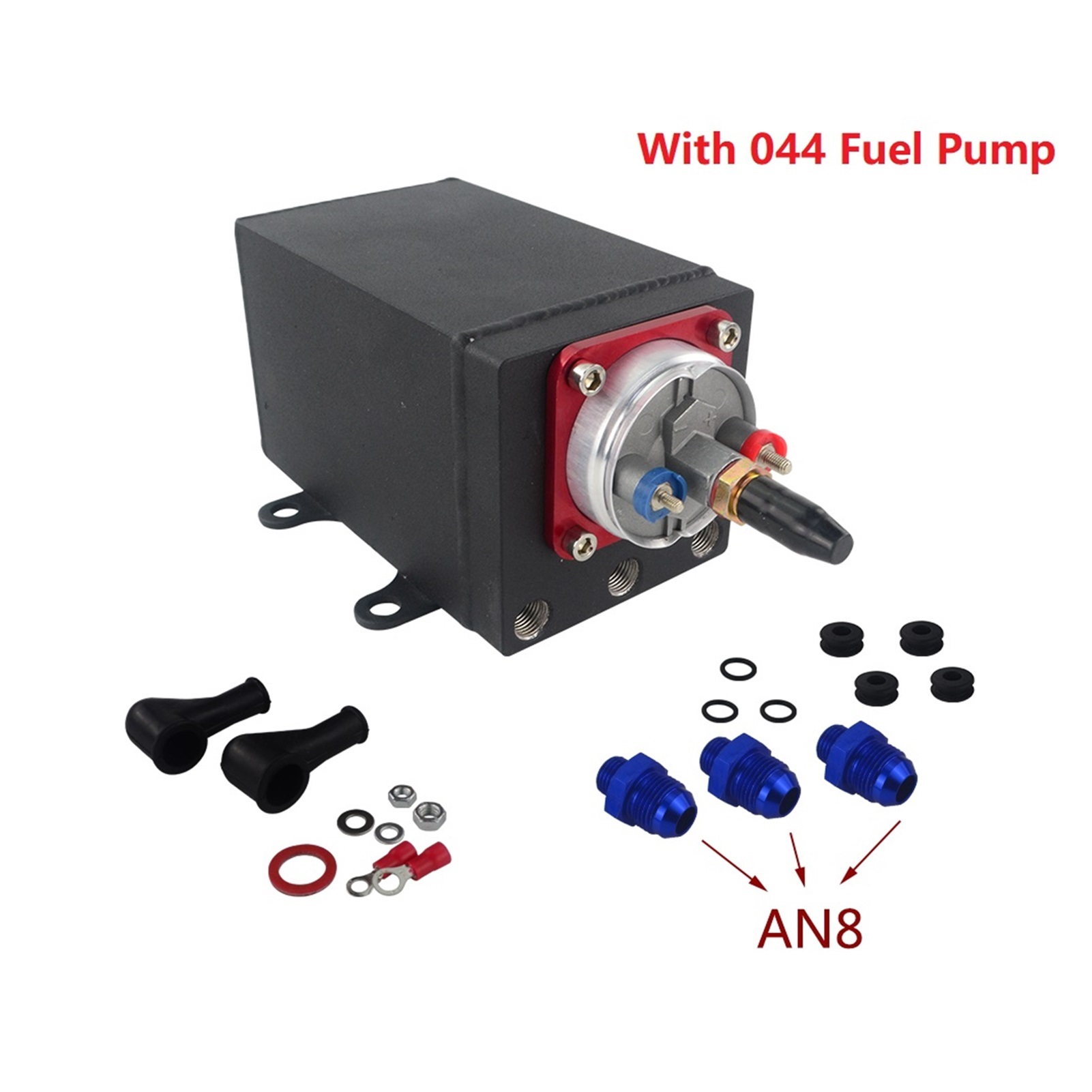 Single Fuel Pump Surge Tank Oil Catch Can Compatible With 044 Fuel Pump