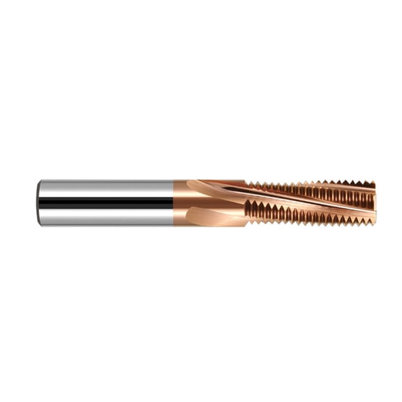 Single/Full Tooth Metal Thread Milling Cutter Machining Aluminum Steel Threading Router Bit For Steel End Mill Tool