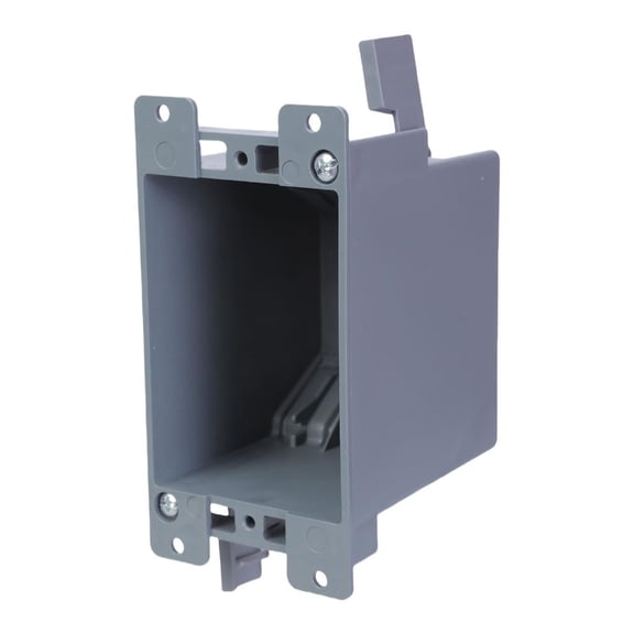 Single Gang Electrical Box for Safe and Efficient Wiring in Homes and Offices Crafted from Sturdy ABS Materials