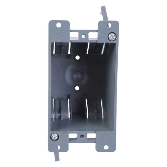 Single Gang Electrical Box for Safe and Efficient Wiring in Homes and Offices Crafted from Sturdy ABS Materials