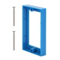 thumbnail image 1 of Single Gang Receptacle Outlet Box Extenders 1/2",Include 2Screws (6-32 x 1.25),Electrical Outlet Extender for Electrical Outlet Box & Electrical Outlet Switches, Blue (Pack of 1), 1 of 5