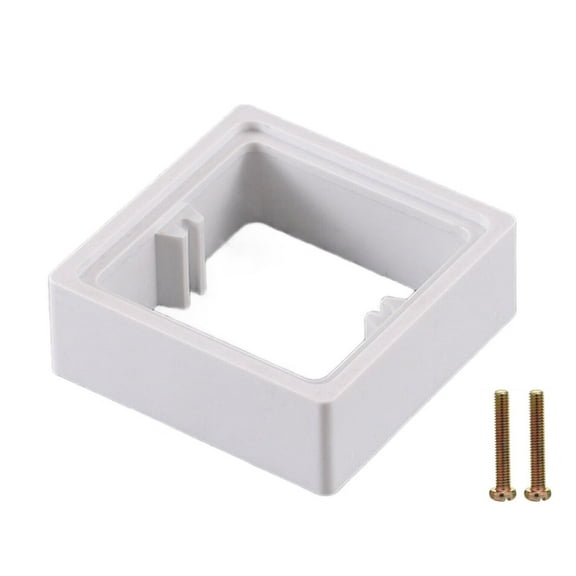 Single Gang Receptacle Outlet Box Extenders Single Socket Spacer Plastic Unit Receptacle Extender Easy to Install