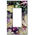 thumbnail image 1 of Single Gang Rocker OVERSIZE Wall Plate - Grapes and Leaves, 1 of 2