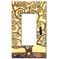 thumbnail image 1 of Single Gang Rocker OVERSIZE Wall Plate -  Klimt: The Tree of Life, 1 of 2