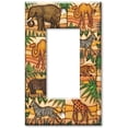 thumbnail image 1 of Single Gang Rocker OVERSIZE Wall Plate - Safari, 1 of 2