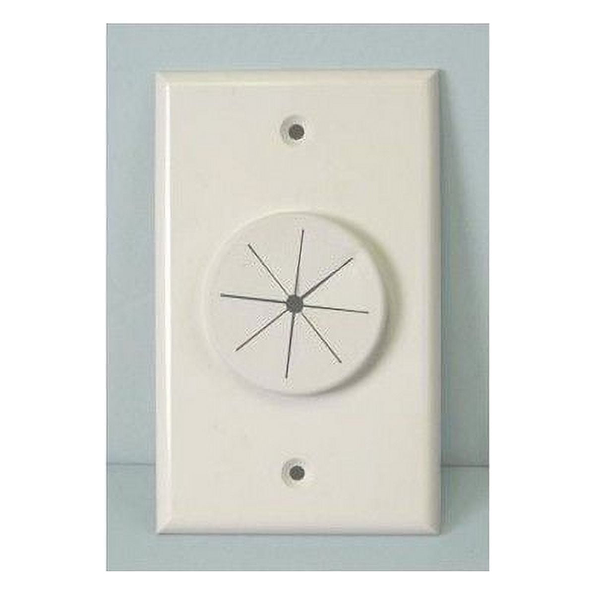 Single Gang Wireport Cable Pass Through Wall Plate With Single Gang Wireport Cable Pass Through Wall Plate With