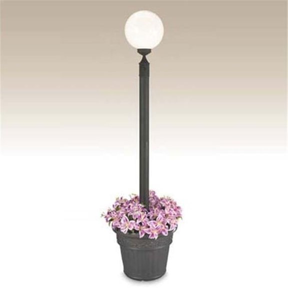 Single Globe Planter - White