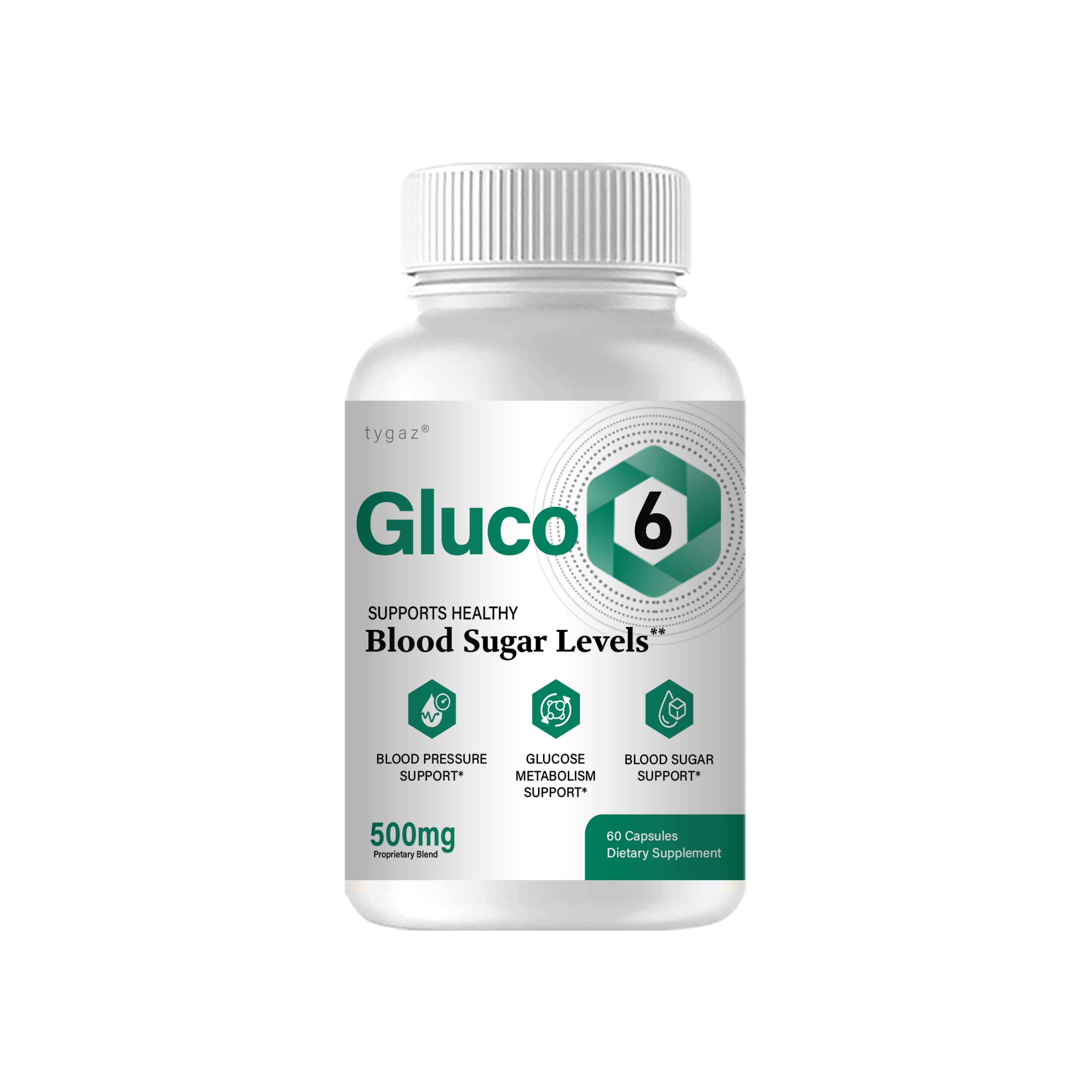 Gluco 6 Advanced Glucose Stabilizer, Blood Sugar Supplement Pills