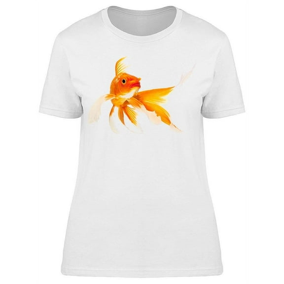 Single Golden Koi Fish T-Shirt Women -Image by Shutterstock, Female Small