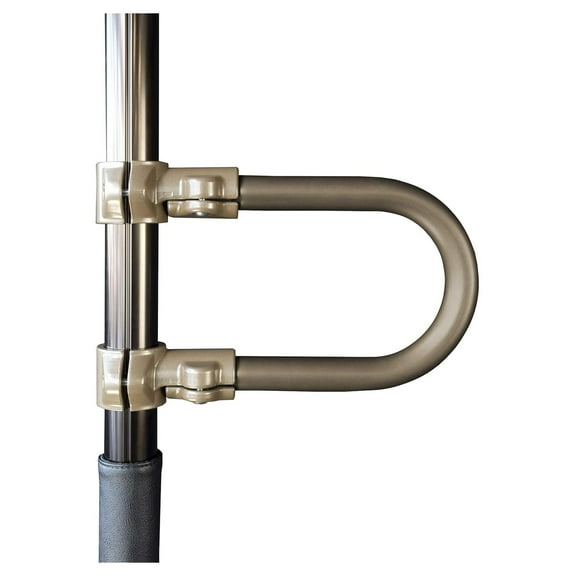 Single Grab Bar Accessory, Compatible with The Sure Stand Pole - Deep Bronze
