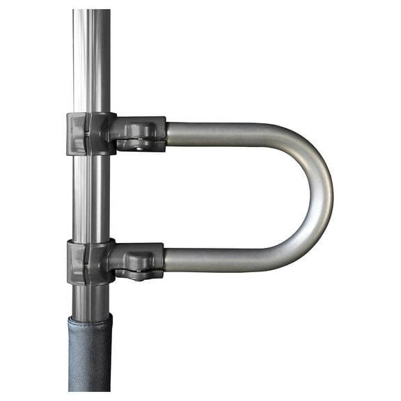 Single Grab Bar Accessory, Compatible with The Sure Stand Pole - Graphite