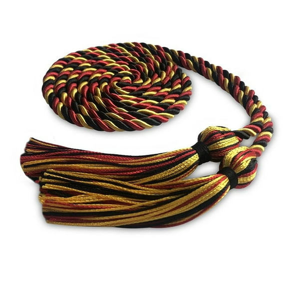 Endea Graduation Single Graduation Honor Cord Black/Red/Gold