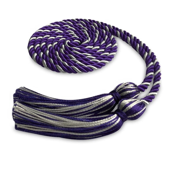 Endea Graduation Single Graduation Honor Cord Purple/Silver