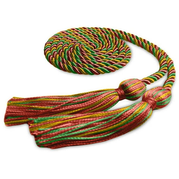 Endea Graduation Single Graduation Honor Cord Red/Gold/Green