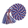 thumbnail image 1 of Single Graduation Honor Cord, Tri-Color Twisted Rope with 4-Inch Bulb Tassel, Ideal for High School and College Graduates, 1 of 5