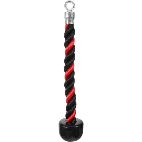 Single Grip Tricep Rope Pull Down - Heavy Duty Bicep Kit Exercise Attachment Easy to Grip & Non Slip Attachment for Gym Pulley Workout Tricep Push Down Rope 1 count