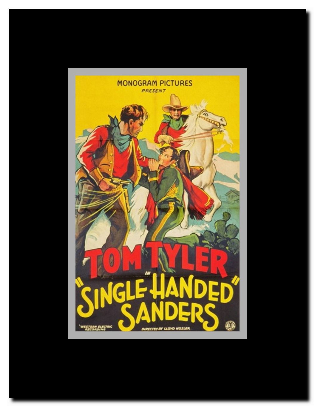 Single-Handed Sanders Framed Movie Poster