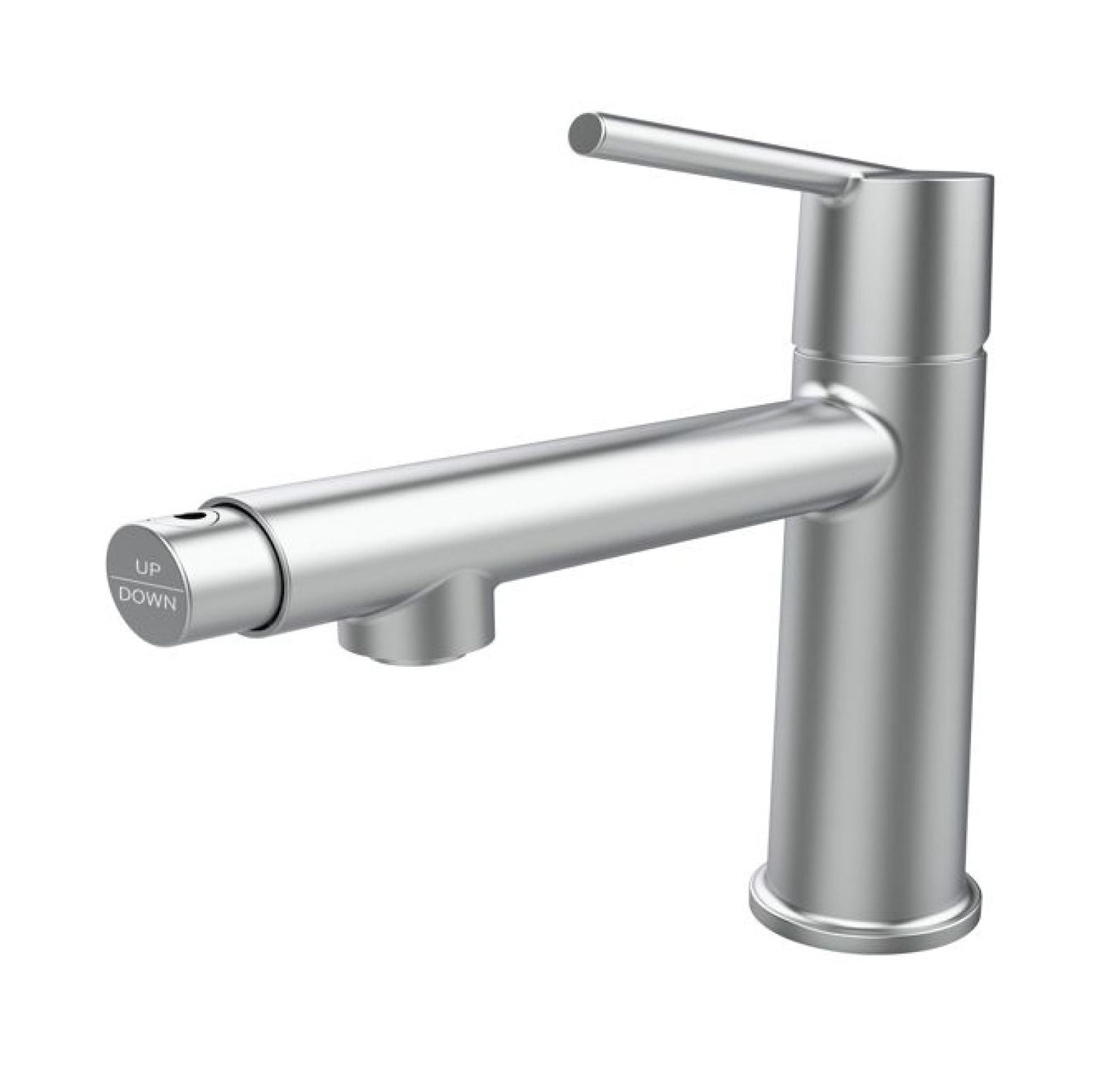 Single Handle Bathroom Faucet for 1 or 3 Holes ,Fountain and Flow Mode Two-in-one function,Deck Mount Laundry Vanity Sink Faucet with Two 9/16" Hoses[Unable to ship on weekends]