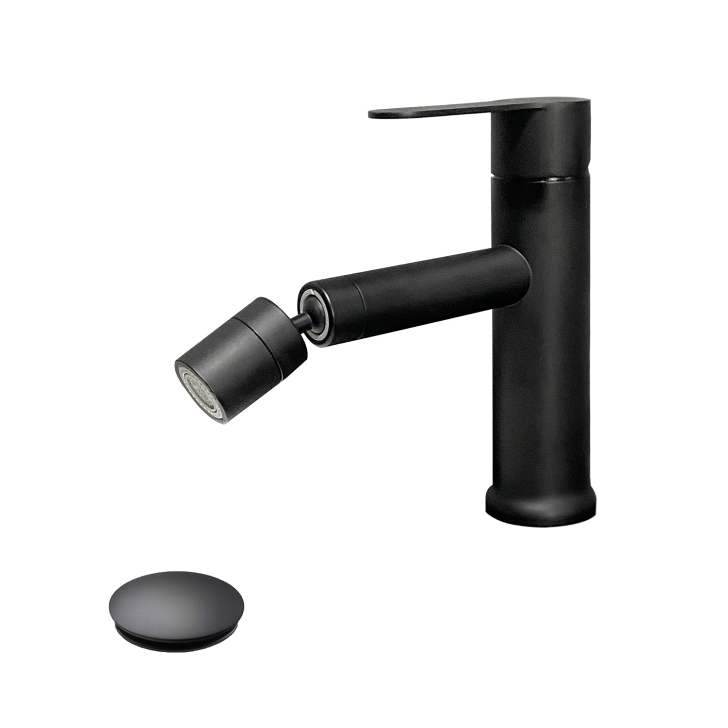 Single Handle Bathroom Sink Faucet with Pop-Up Drain (with Overflow)
