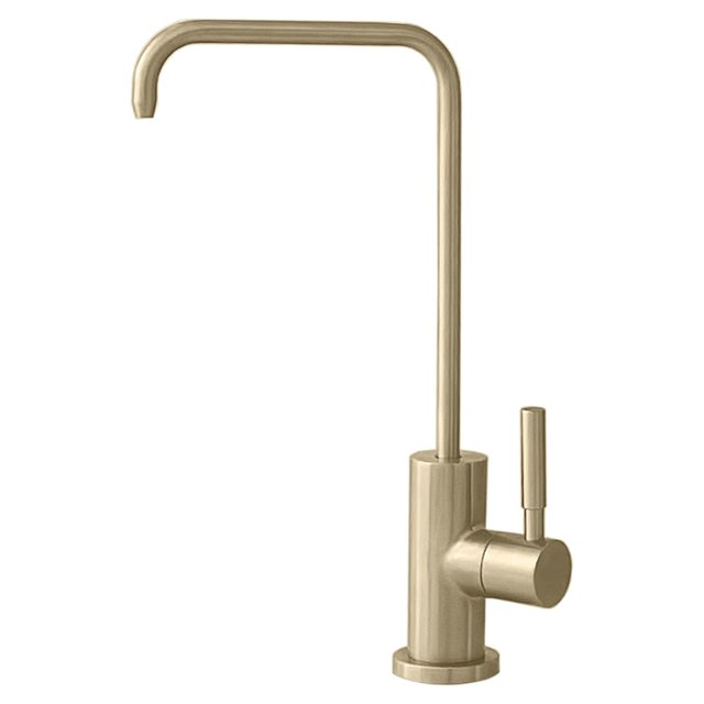 Single Handle Cold Water Tap Stainless Steel Brushed Gold Finish by