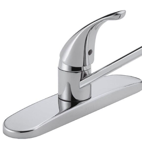Single-Handle Kitchen Sink Faucet with Side Sprayer