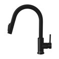 thumbnail image 1 of Single Handle Matte Black RO Filter-Ready Pull-Down Kitchen Faucet, 1 of 15