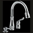 thumbnail image 1 of Single Handle Pull-Down Kitchen Faucet with Soap Dispenser, 1 of 1