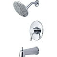 thumbnail image 1 of Single Handle Tub & Shower Trim Set, Chrome, 1 of 1