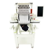 Single Head 15 Needle Commercial Automatic Embroidery Machine Automatic Color Control 110-220V
