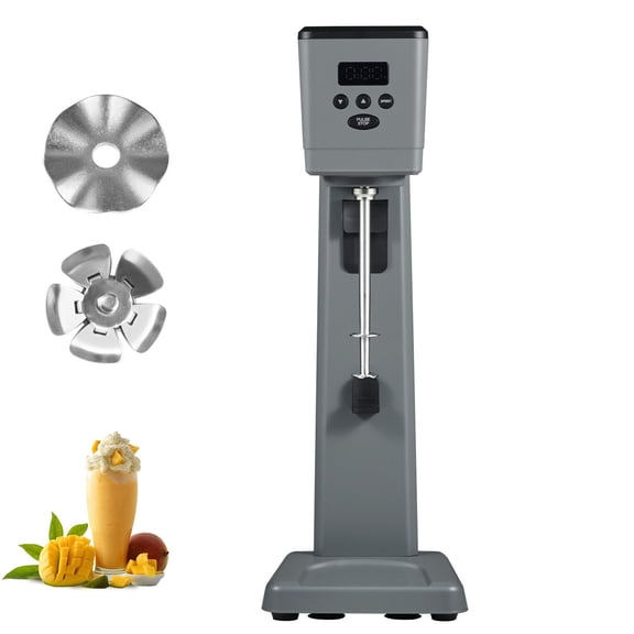Single Head 375W Electric Milkshake Maker Machine, 3 Speed Drink Mixer with 820ML Stainless Steel Cup for Bar Cafe