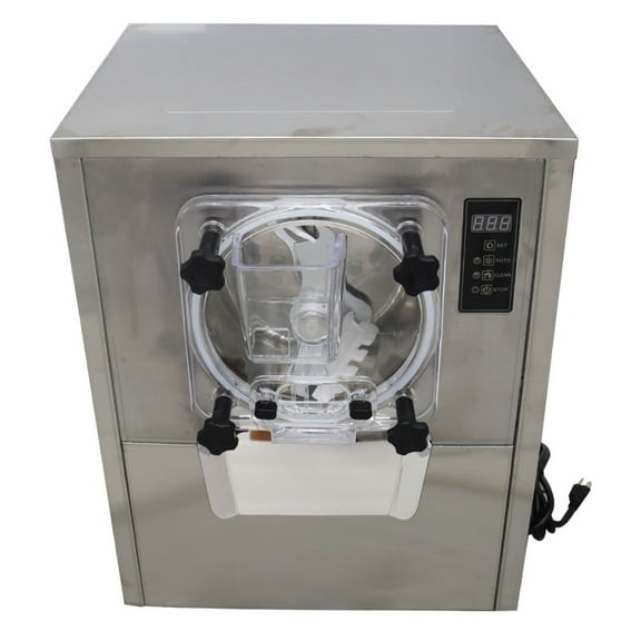 Single Head Hard Ice Cream Machine Ice Cream Maker with LED Display Screen 110V 25-30L/h