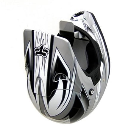 Single Helmet Hook, Silver