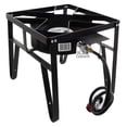 thumbnail image 1 of Single High Pressure Gas Burner Square Patio Outdoor Stove Propane Camping Heavy Duty, 1 of 6