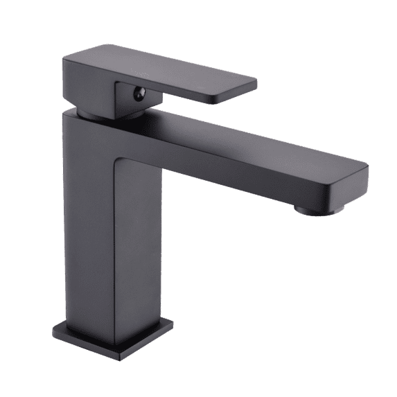 Single Hole Bathroom Faucet Single Handle Bathroom Faucet Brass, Matte Black 5 x 4 x 6 inch