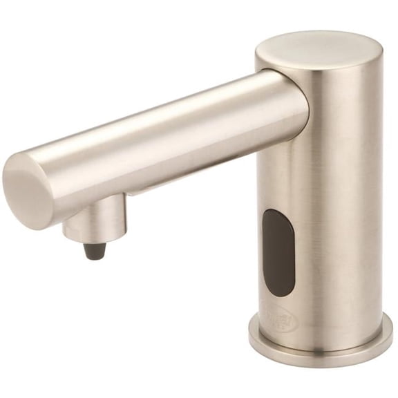 Single Hole Deck Mount Electronic Sensor Soap Dispenser, PVD Brushed Nickel