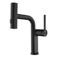 thumbnail image 1 of Single Hole Pull Down Kitchen Faucet, 3 Settings Kitchen Faucet, 1 of 5