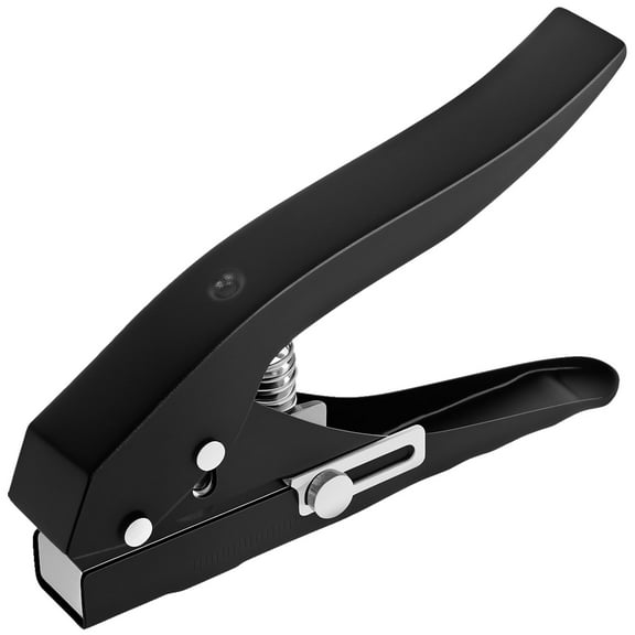 Single Hole Punch 15 mm Heavy Duty Hole Puncher Round Hole Punching Tool Paper Punch Precise Circle Hole Puncher Handheld Edge Banding Hole Puncher for Paper Ticket Label