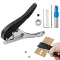 thumbnail image 1 of Single Hole Punch 3/8 Inch Adjustable Hole Puncher Edge Banding Punching Pliers PVC Hole Pliers Edge Puncher Plier for DIY Craft Projects Edge Banding(10mm) Gray, 1 of 6
