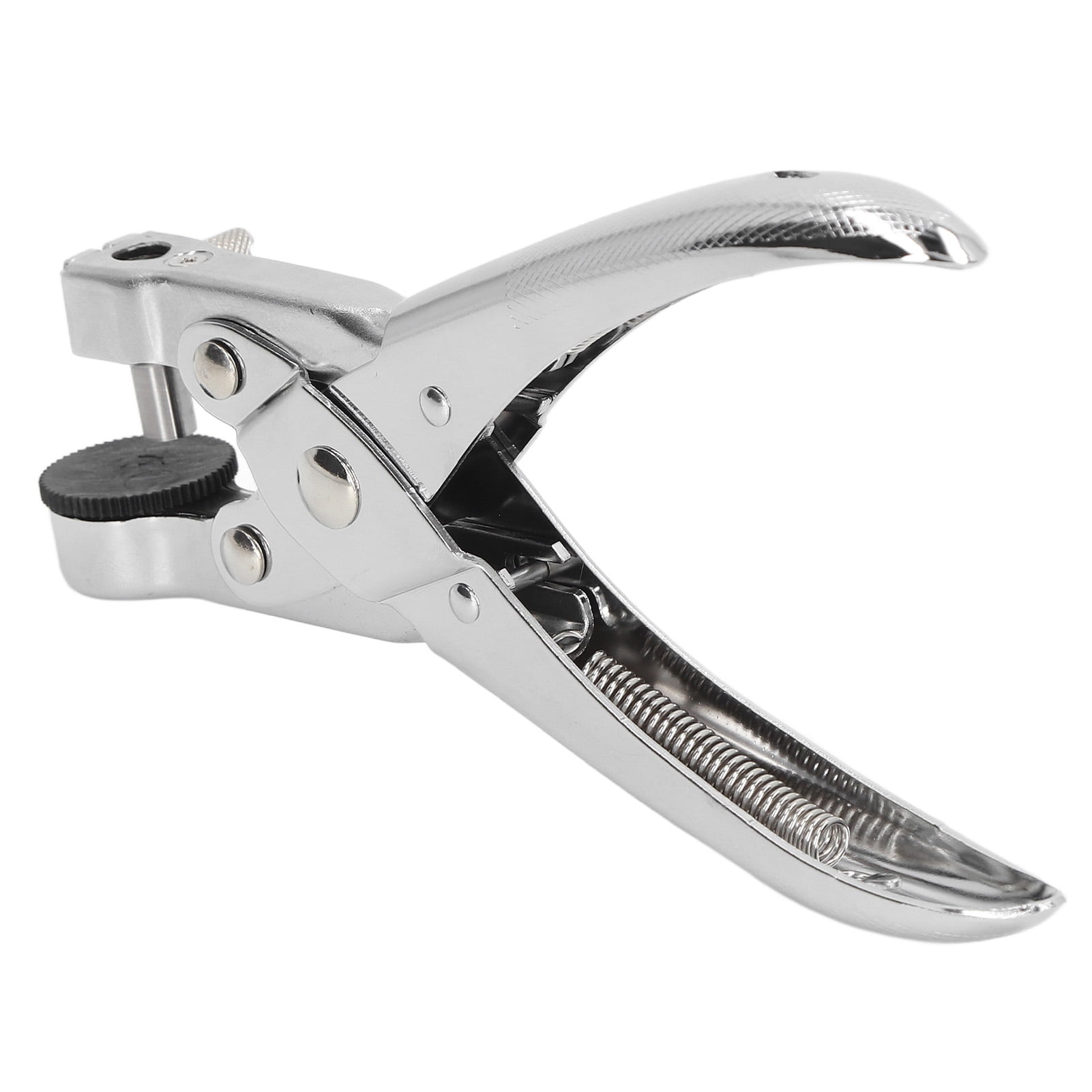Knitting Needle Single Hole Punch, Chromed Metal Single Hole Puncher for Bag, One Hole Punch, 1 Hole Punch, Paper Punch Machine Part