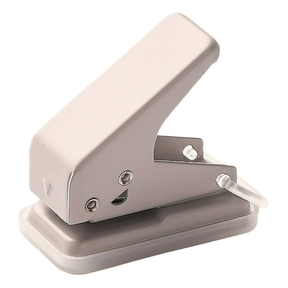 Multifunctional Single Hole Punch 6mm Round Hole Punch Single Hole Punch Handheld Punching Pliers for Office School