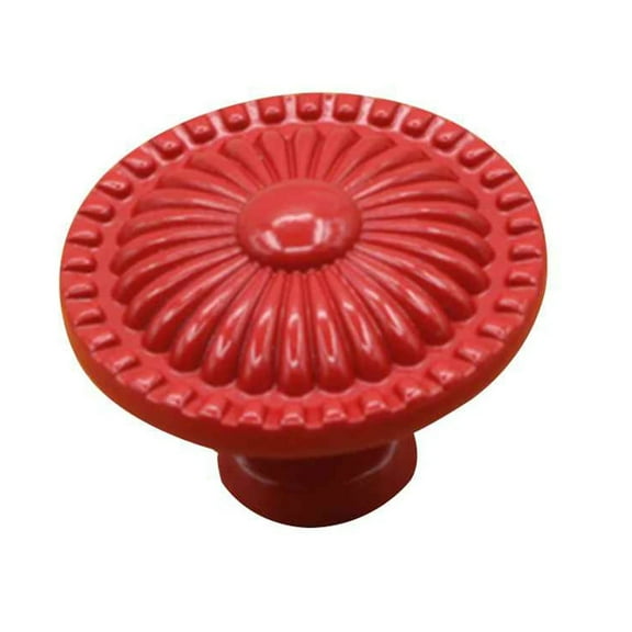 Single Hole Round Drawer Handle Zinc Alloy Cabinet Knob Wardrobe Door Cupboard Pull Handle