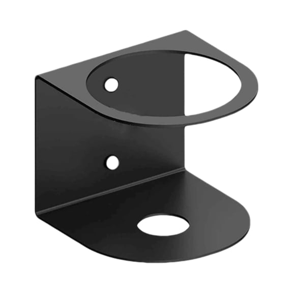 Single Hole Spray Bottle Wall Mount Holder, Metal Spray Bottle Organizer Rack, Wall Mount Cleaning Bottle Storage Hook for Kitchen, Bathroom, Cleaning Closet