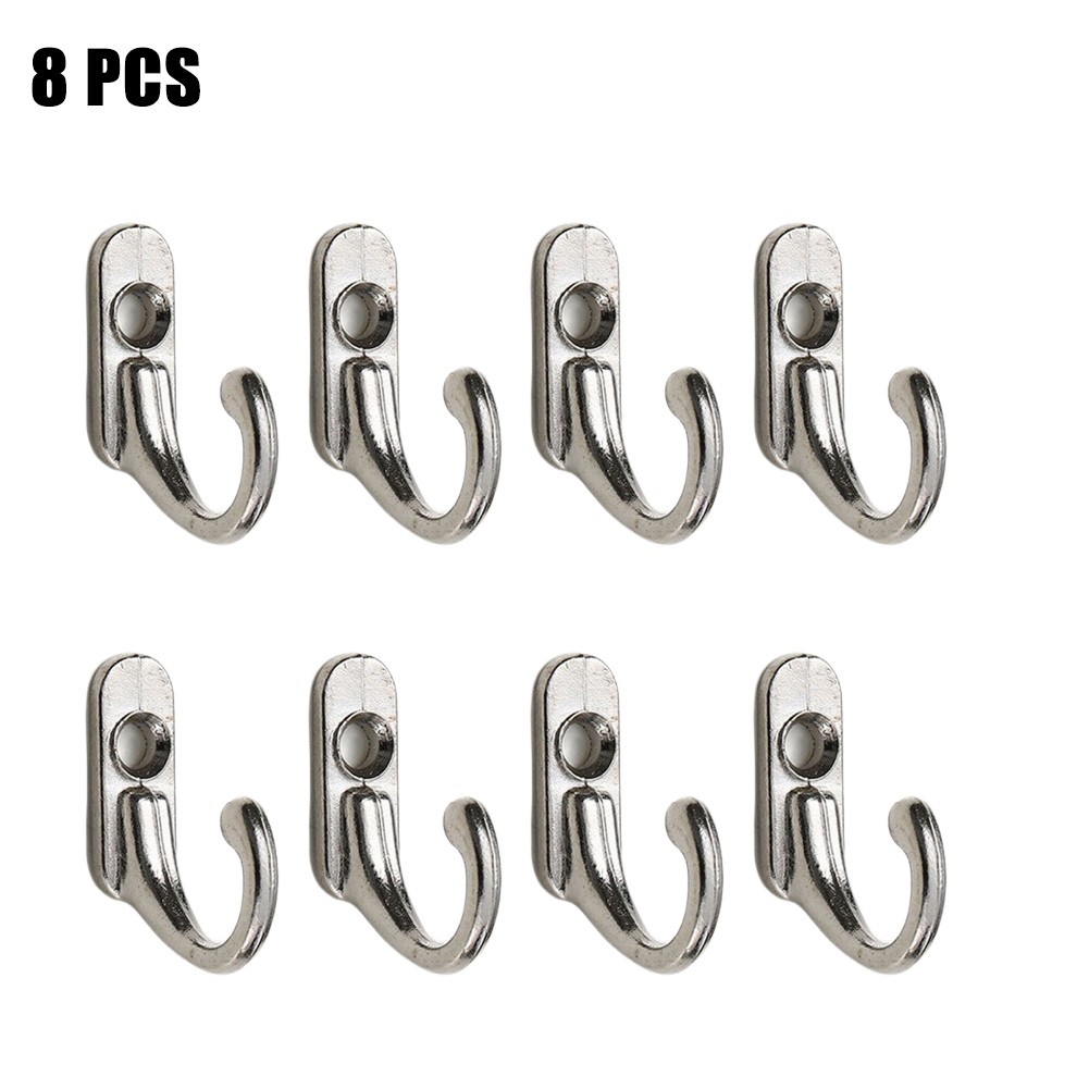 Single Hook Wall Coat Hook European Style Hook Polished Chrome Modern
