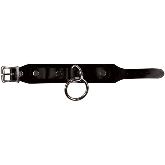 Single Hoop Leather Wristband