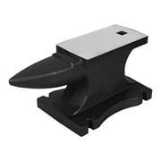Single Horn Anvil 100 Lbs, Cast Iron Anvil Blacksmith Withstands Heavy Blows with 9.9 x 5.3 inch Countertop and Stable Base, Jewelers Metalsmith Tools and Equipment